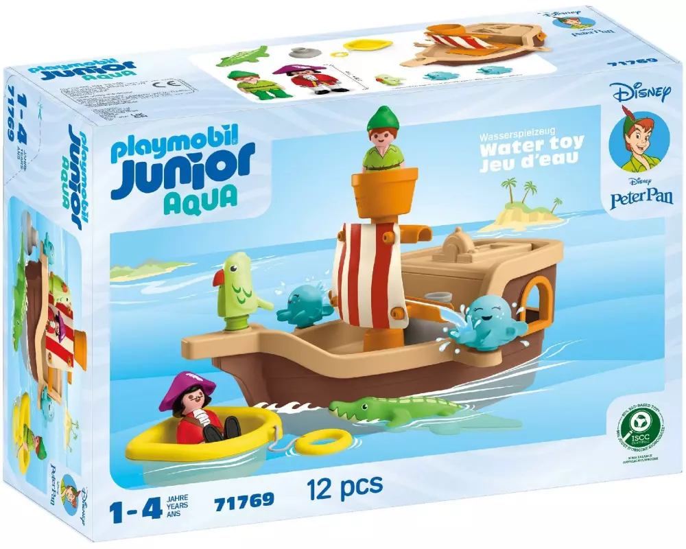 Playmobil Junior Peter Pans Piratenschiff Wasserspritzspass 71769