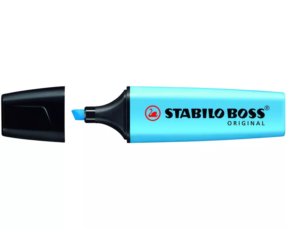 STABILO Leuchtmarker Boss Original 10 Stück, Blau