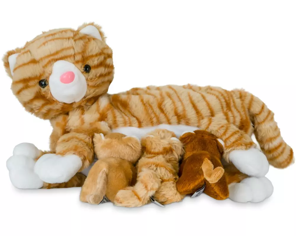 Mamanimals Mama Katze & Babys 25 cm