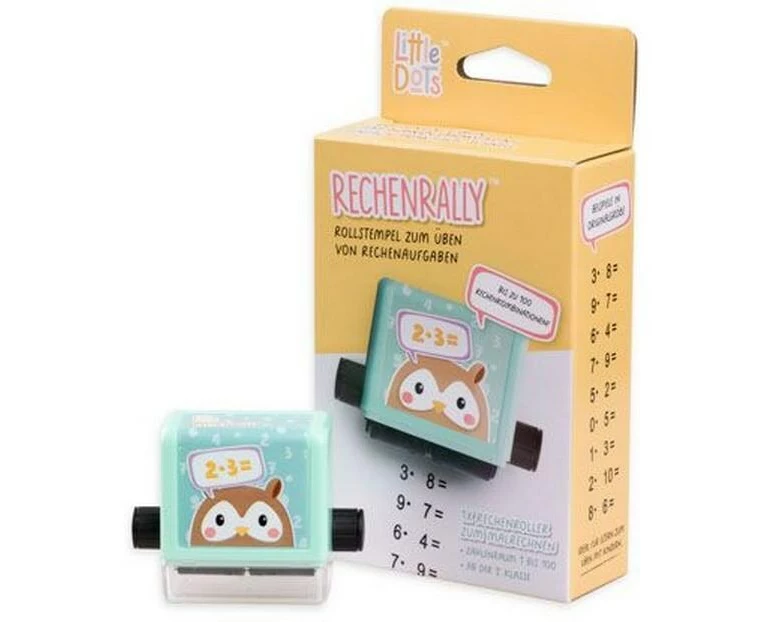 Trodat Stempel Little Dots Rechenrally Mal Zahlen Rollstempel