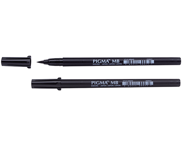 SAKURA Pigma Brush Pen M XFVKMB49 black