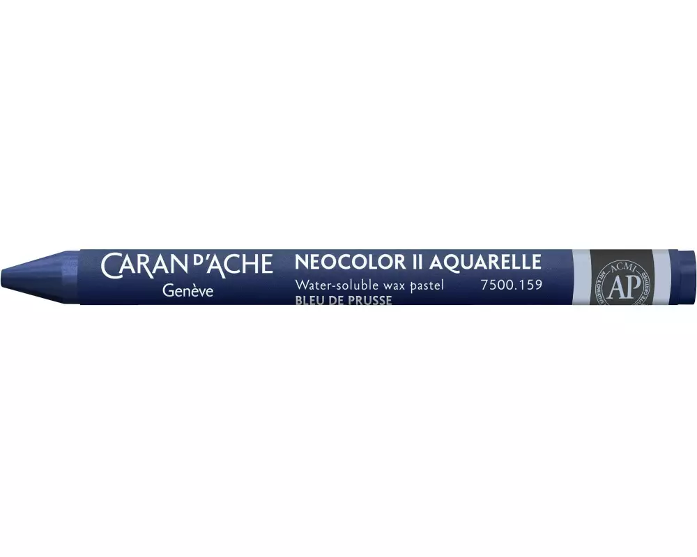 Caran d'Ache Wachsmalstifte Neocolor 2 wasservermalbar Preussischblau