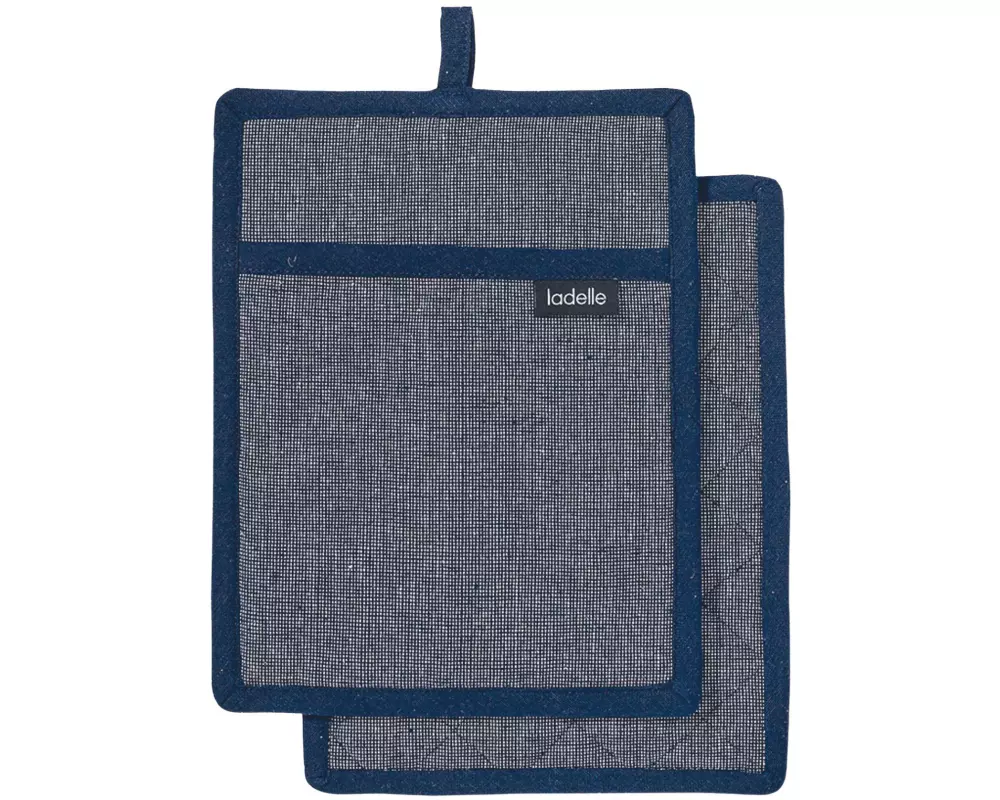 Ladelle Topflappen Eco Recycled 2 Stück, Navy