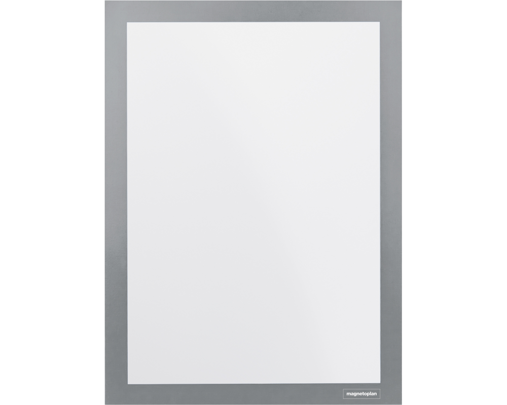 MAGNETOPLAN Magnetrahmen A4 1131901 selbstklebend, grau 2 Stk.