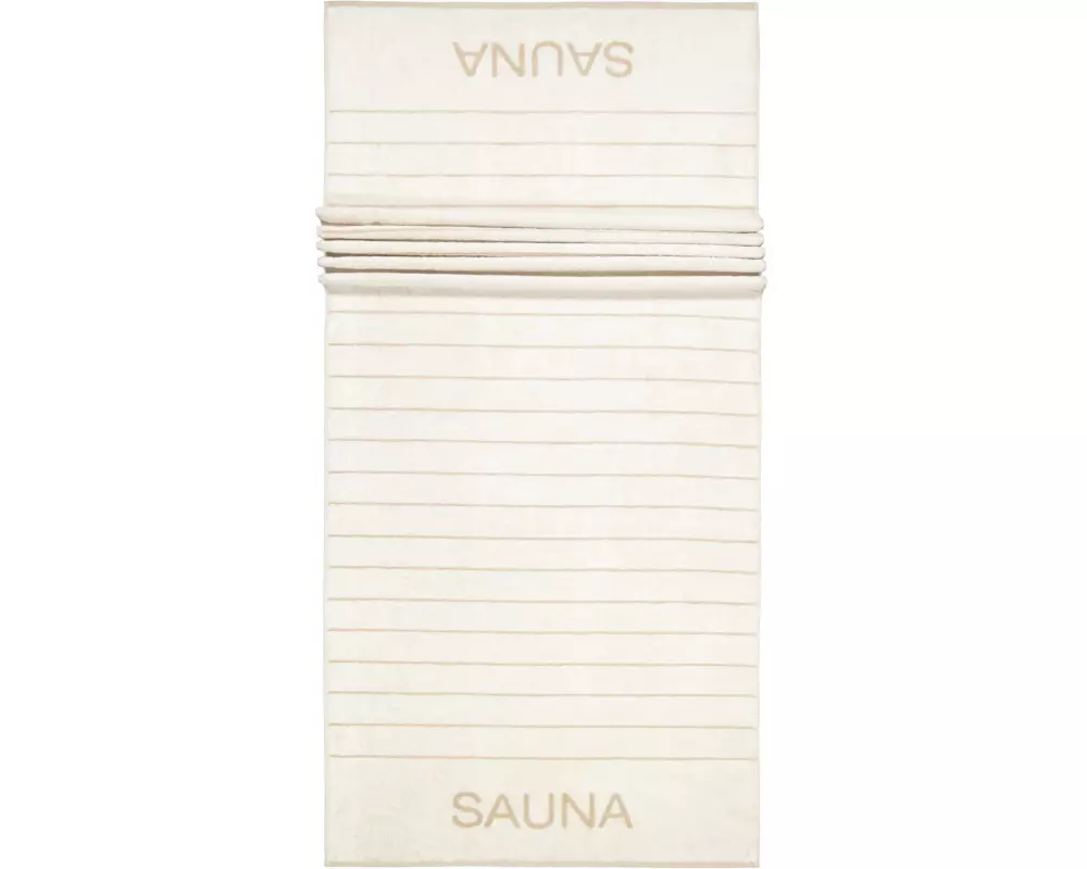 Cawö Saunatuch Balance Doubleface 80 x 200 cm, Natur