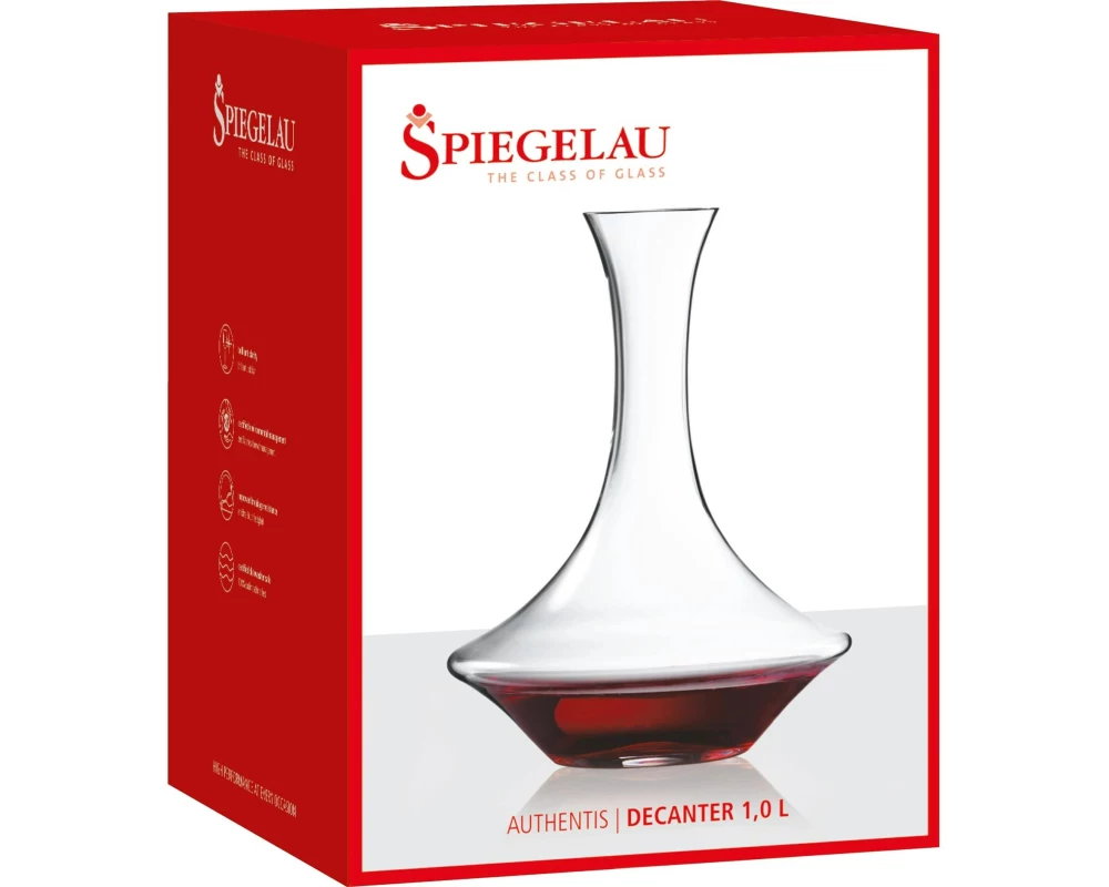Spiegelau Authentis Dekanter 1.0 l 1 l, Transparent