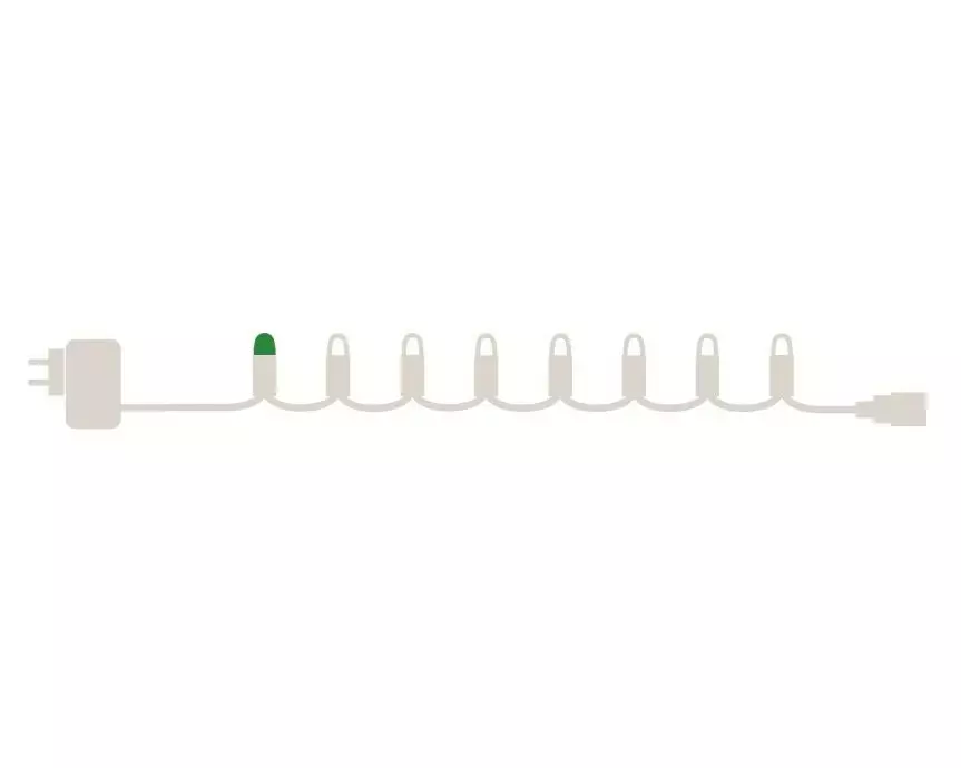 Sirius Lichterkette Starterkit-System Top Line 50 LED 5 m