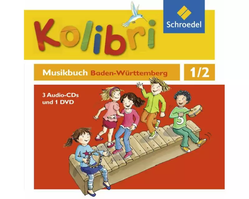 Kolibri - Das Musikbuch 1 / 2. Hörbeispiele 4 Audio-CDs + eine Tanz-DVD. Baden-Württemberg