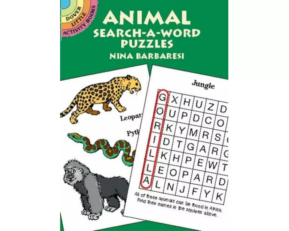 Animal Search-a-Word Puzzles