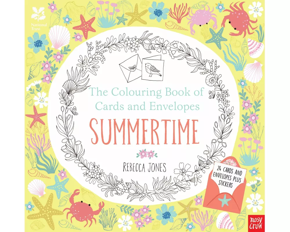 National Trust: The Colouring Book of Cards and Envelopes - Summertime