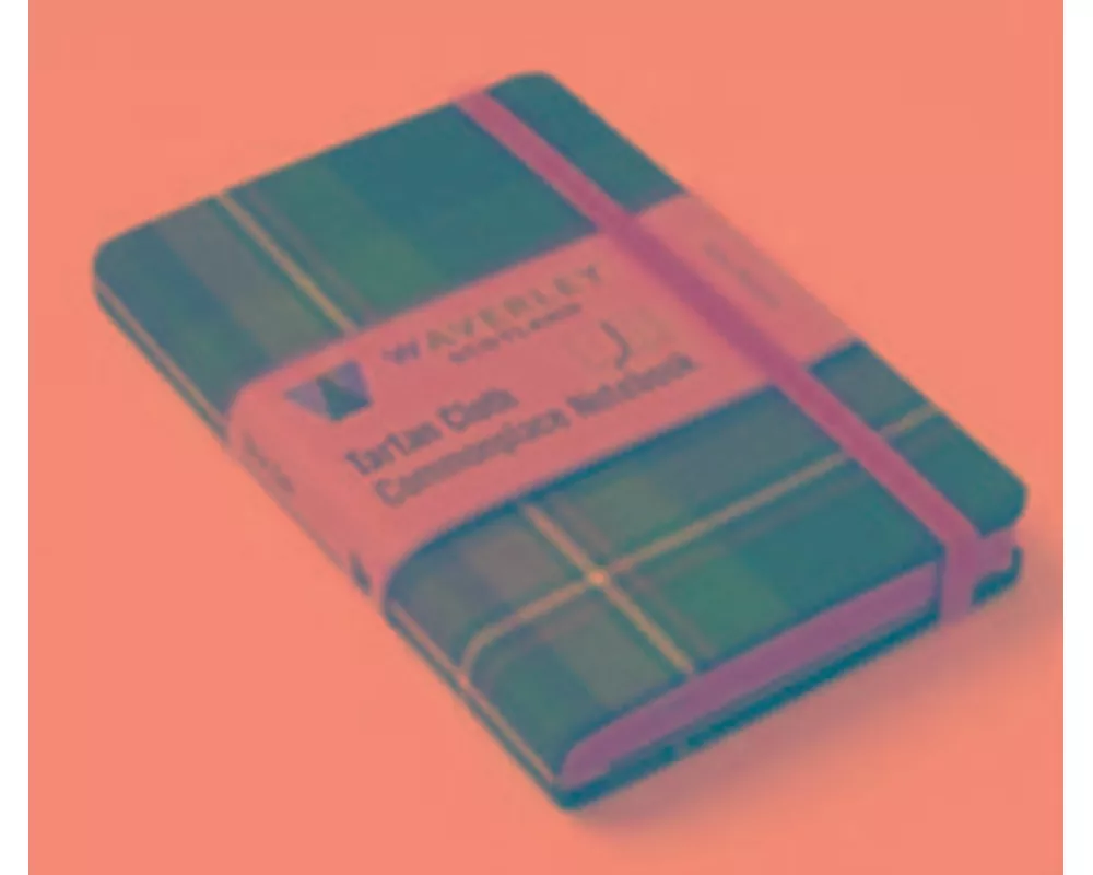 Waverley (M): Holyrood Tartan Cloth Commonplace Notebook