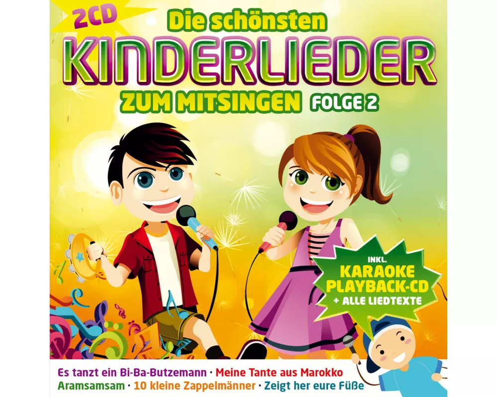 Die schönsten Kinderlieder zum Mitsingen,Folge 2