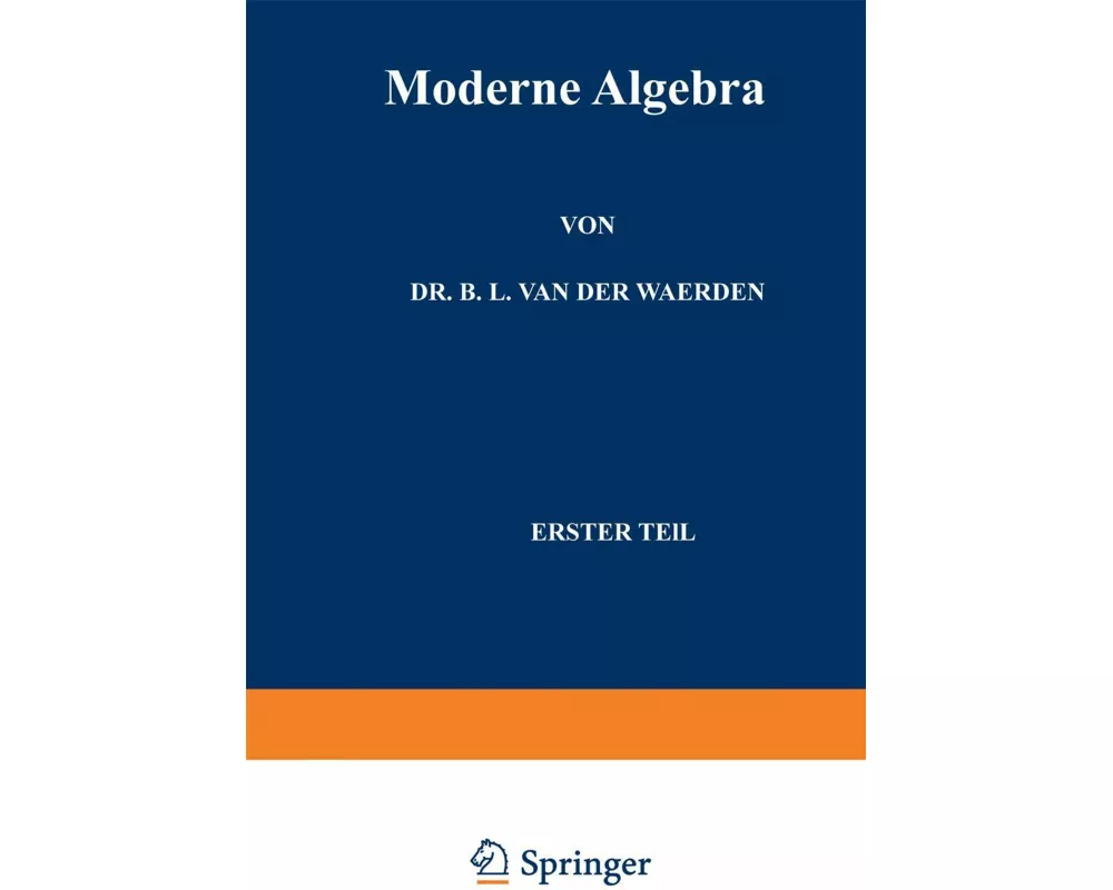 Moderne Algebra