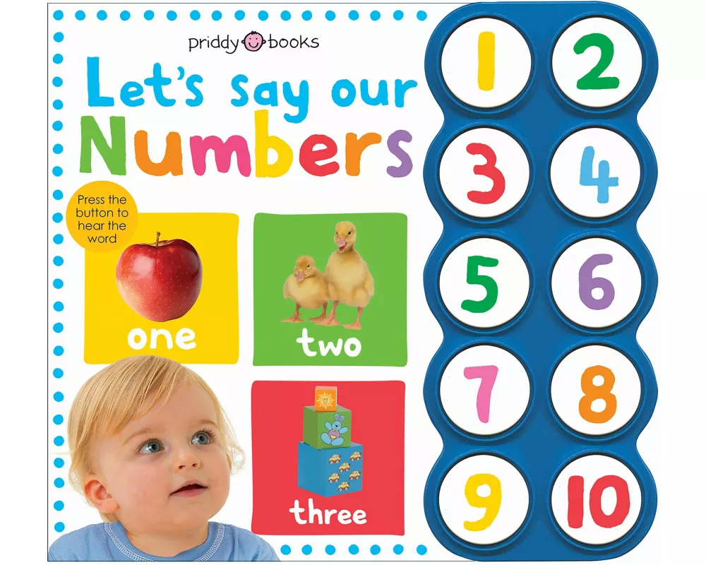 Simple First Words Let's Say Our Numbers