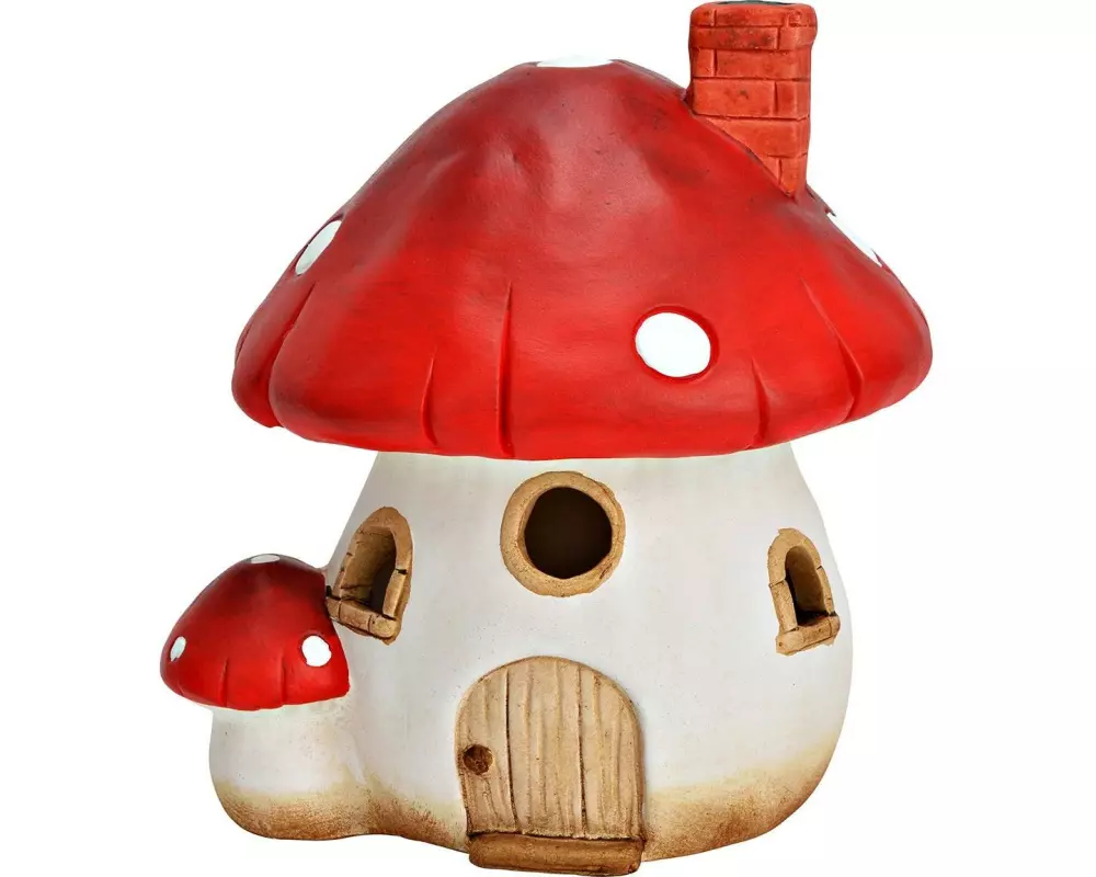 G. Wurm Aufsteller Pilz Haus 15 x 17 x 14 cm