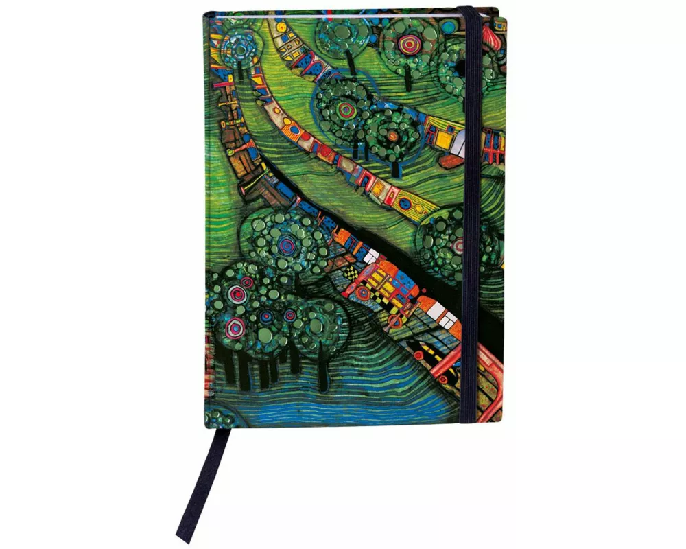 Hundertwasser Notizbuch (Grüne Stadt)