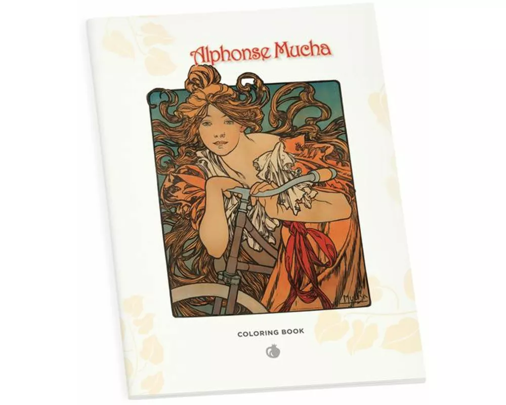 Alphonse Mucha Colouring Book