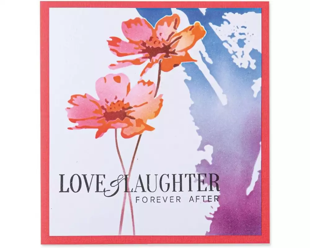 Sizzix Schablone Blumen 4er-Pack