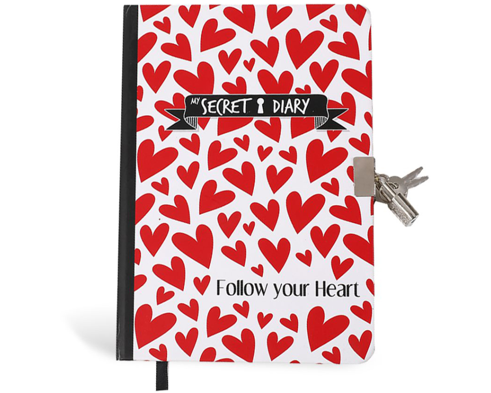 I-TOTAL Tagebuch Follow your heart XL1821B Follow your heart, dotted