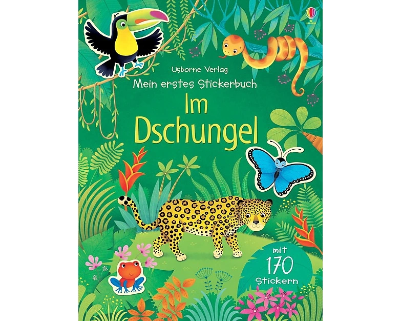 Mein erstes Stickerbuch: Im Dschungel