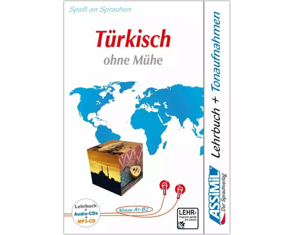 ASSiMiL Türkisch ohne Mühe. Lehrbuch, 4 Audio-CDs, 1 mp3-CD