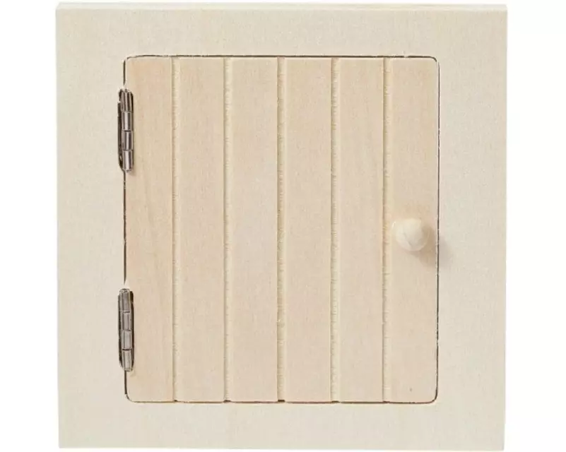 HobbyFun Mini-Haus Tür 10 x 10 cm