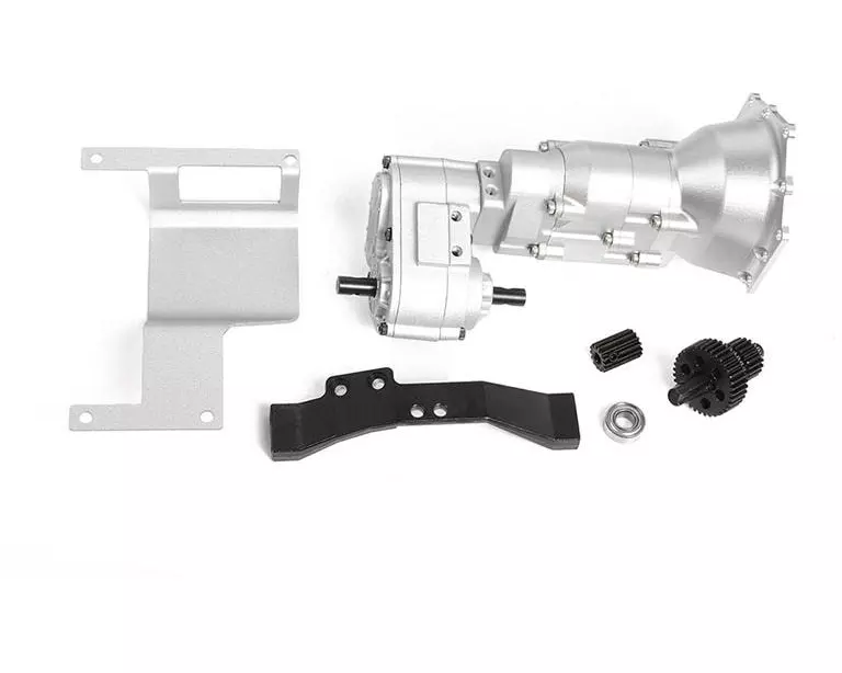 RC4WD Getriebe TCI Heavy Duty R4 Single Speed mit Transfer Case
