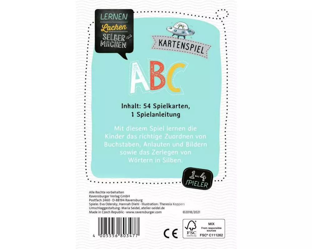 Ravensburger Kartenspiel ABC
