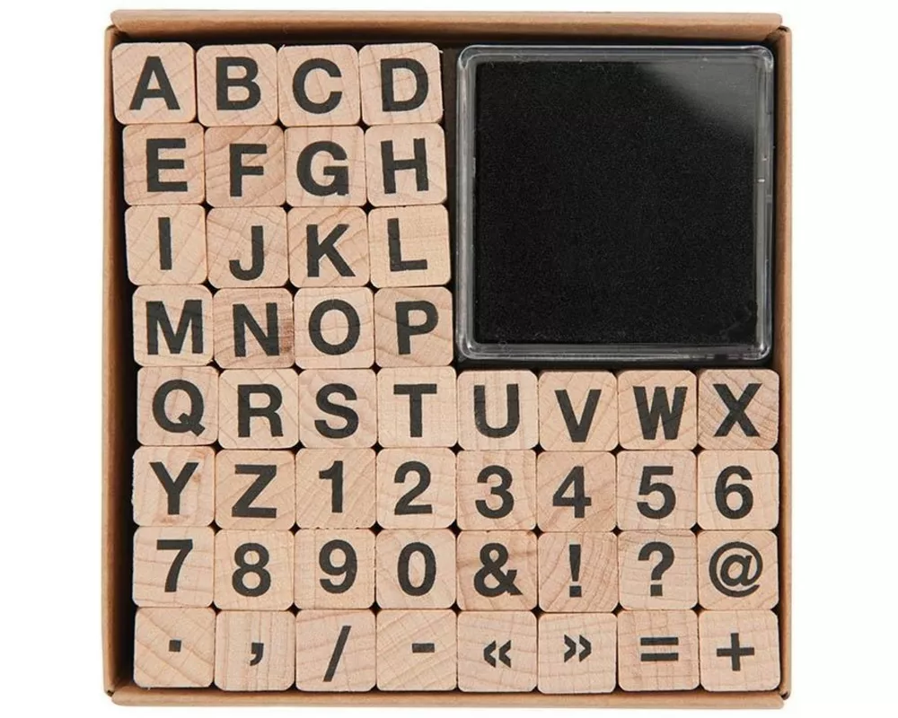 Stempelset Abc Und Zahlen I