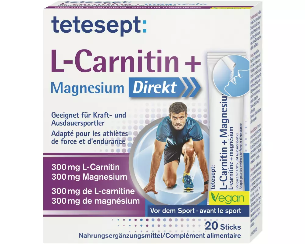 tetesept L-Carnitin Magnesium 20 Sticks
