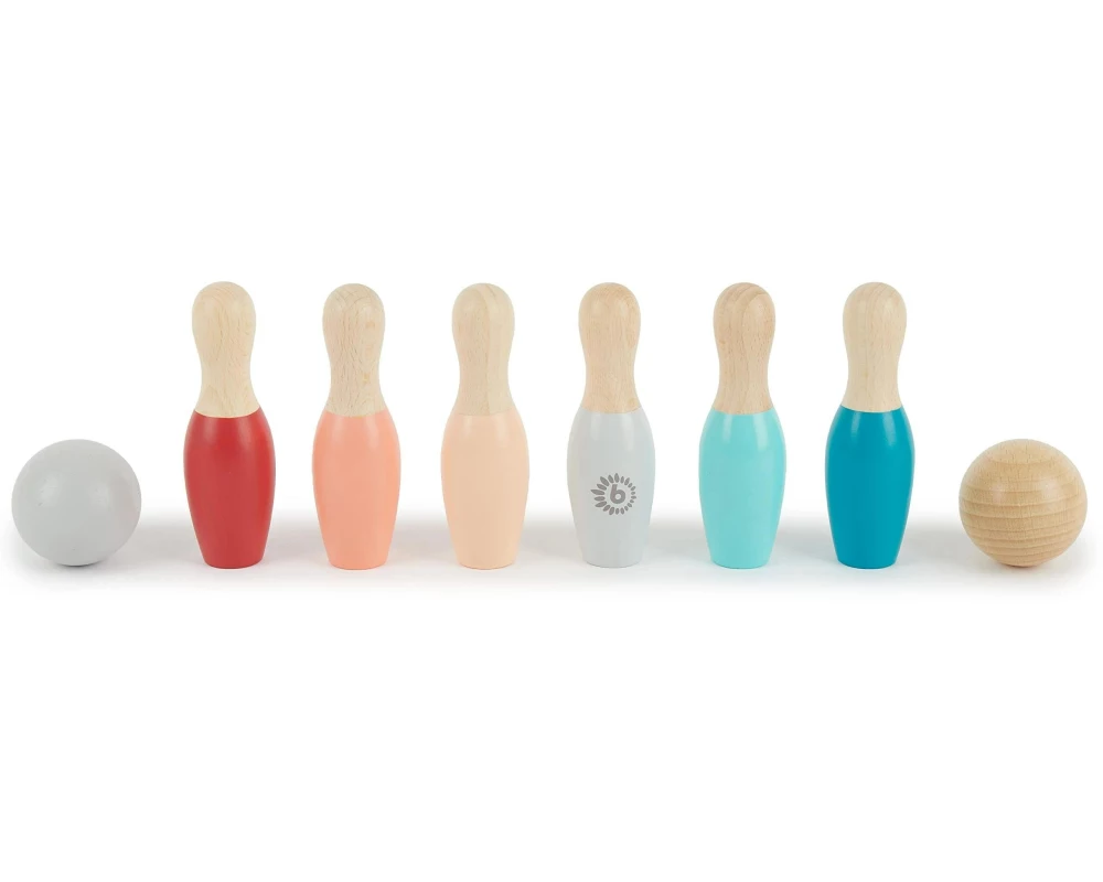 bieco Beschäftigungsspielzeug Mini-Bowling-Set