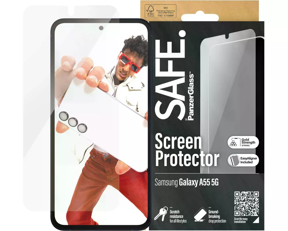 SAFE. Displayschutz Ultra Wide Fit Galaxy A55 5G