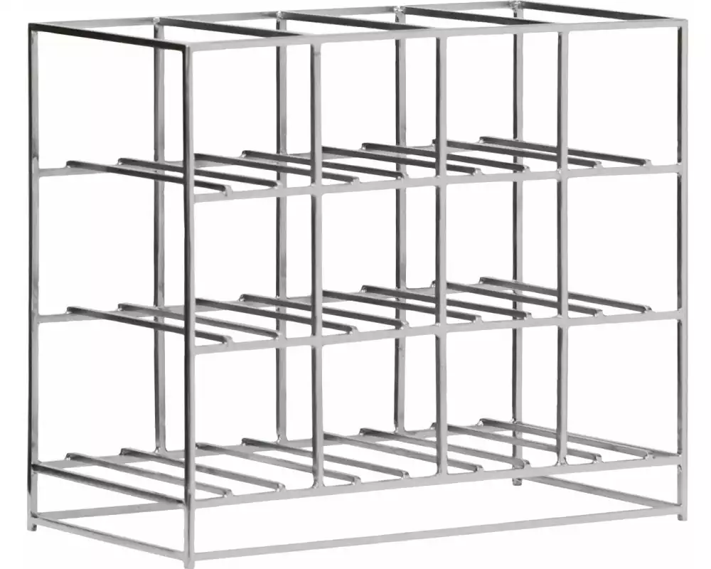 House Doctor Weinregal HD12, 20 x 41 x 35 cm, Silber