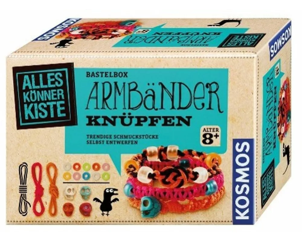 Bastelbox Armbänder knüpfen