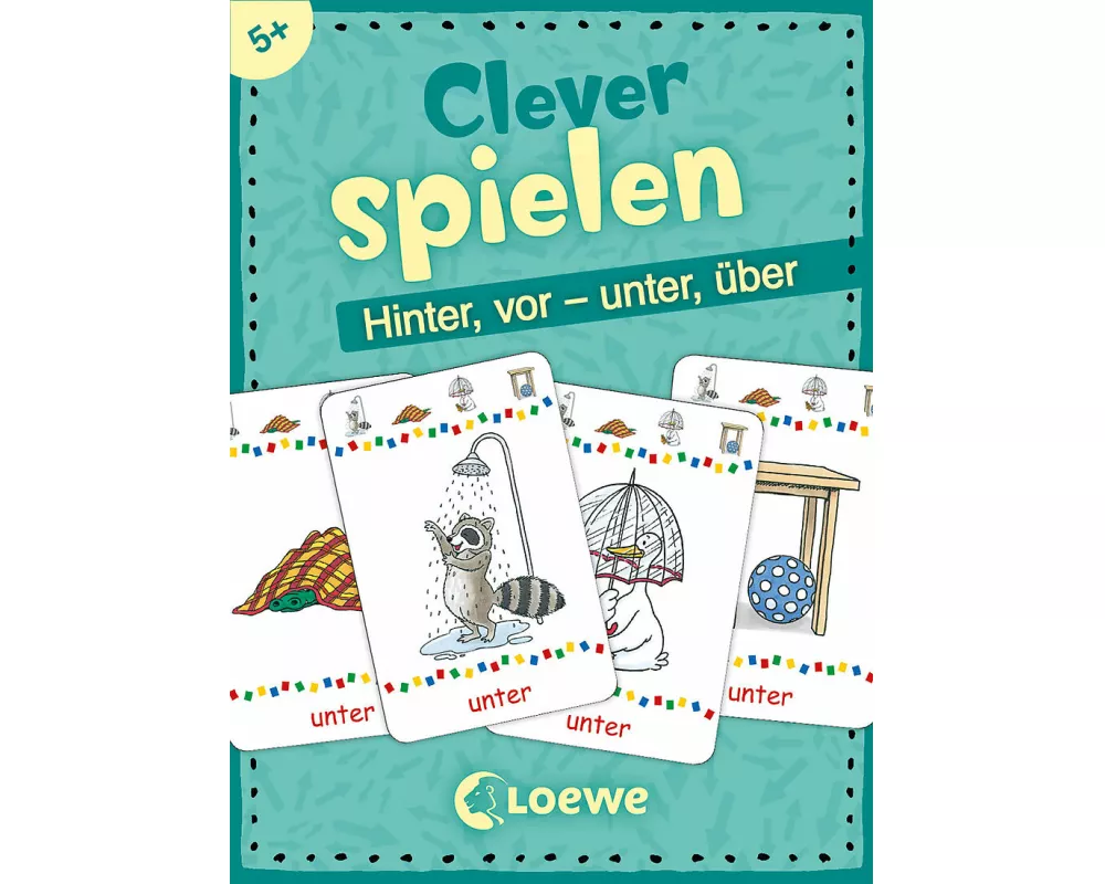 Clever spielen - Hinter, vor - unter, über