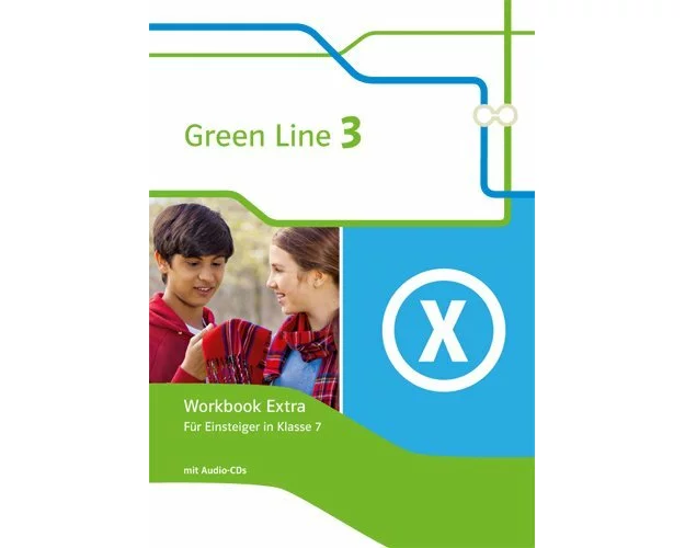 Green Line 3. Workbook Extra mit Audio-CDs für Einsteiger in Klasse 7
