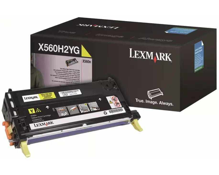 LEXMARK X560 Toner yellow high Capacity 10.000 pages