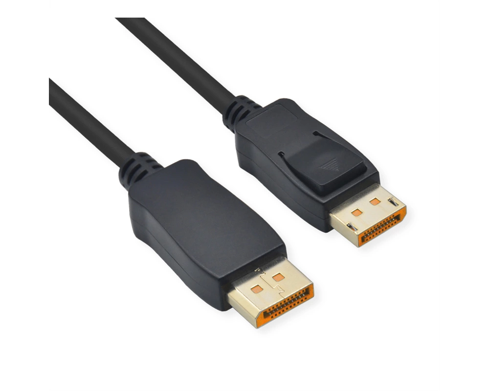 ROLINE DisplayPort Kabel, v2.1, 16K, DP ST - ST, schwarz, 3 m