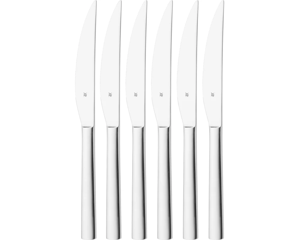WMF Steakmesser-Set Nuova 6 Stück, Silber