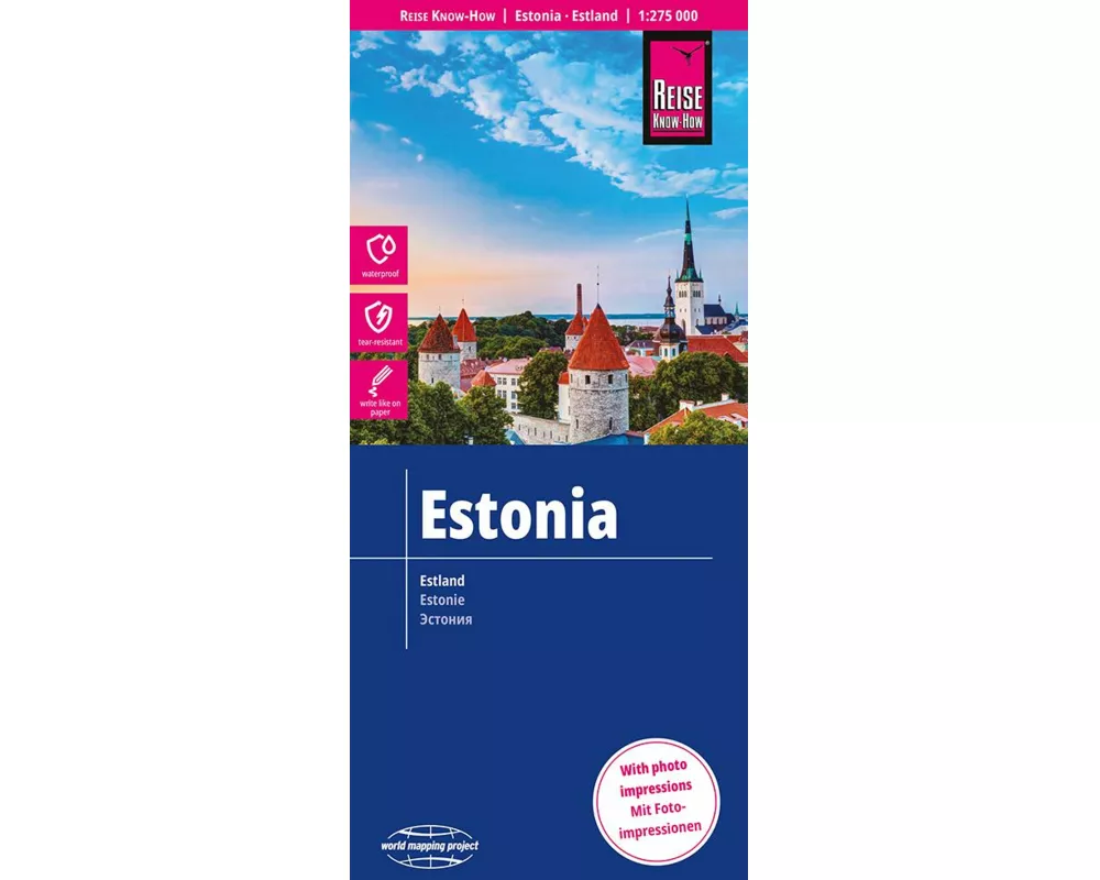 Reise Know-How Landkarte Estland / Estonia (1:275.000)