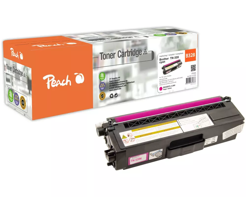 Peach Toner Brother TN-328M Magenta