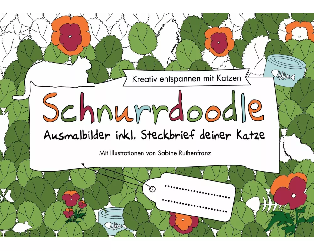 Schnurrdoodle - Ausmalbilder inkl. Steckbrief deiner Katze