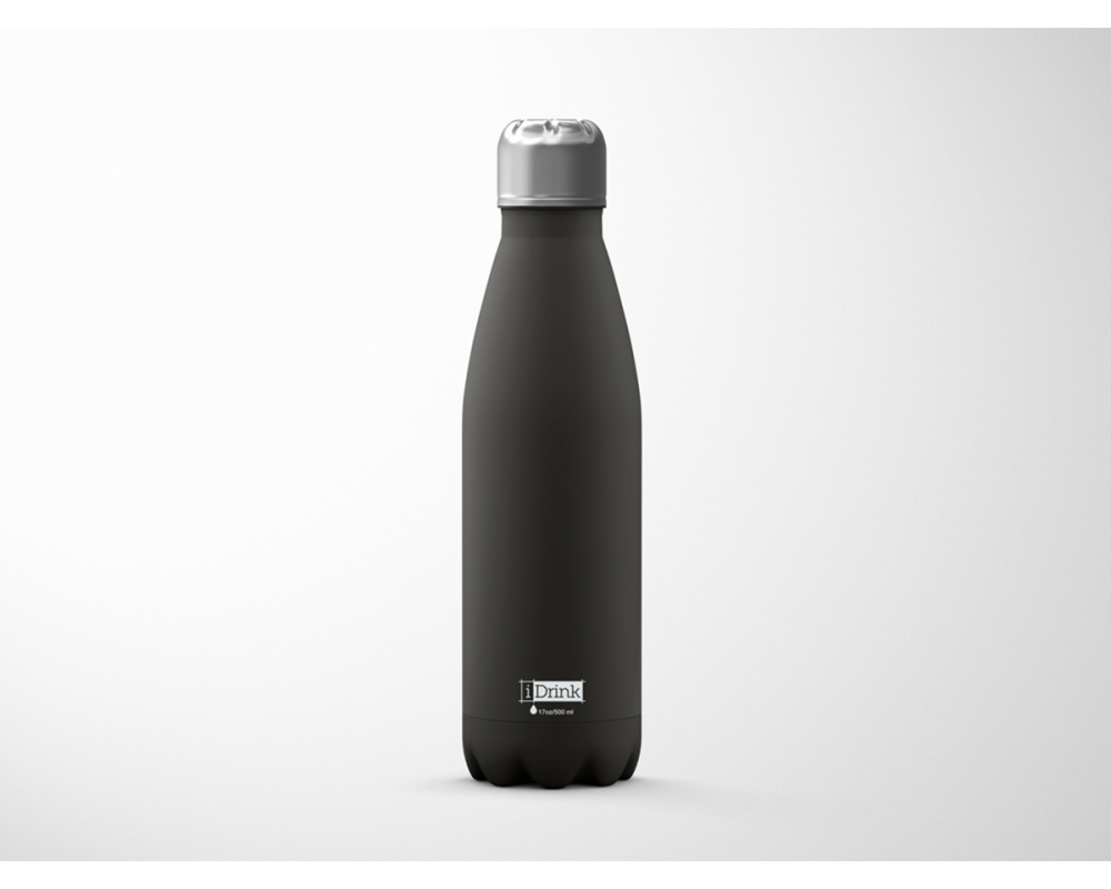 I-DRINK Thermosflasche 500ml ID0005 schwarz