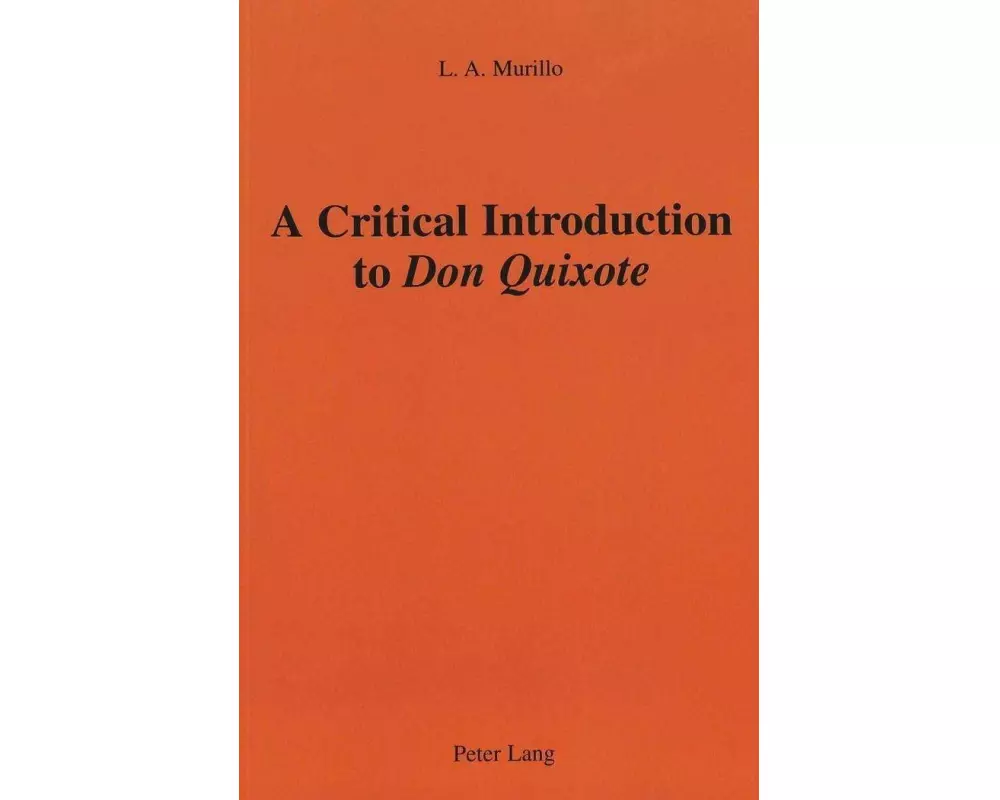 A Critical Introduction to 'Don Quixote'