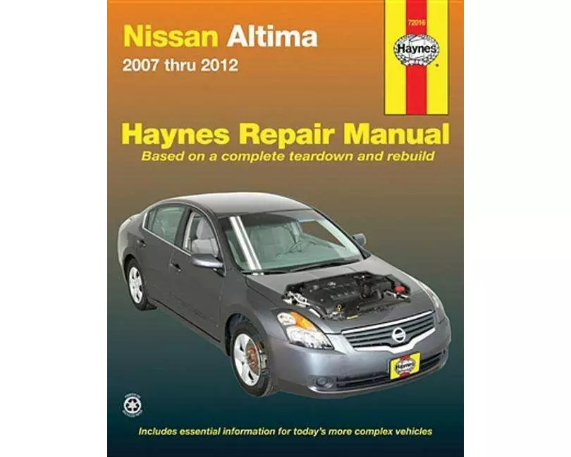 Nissan Altima 2007 Thru 2012