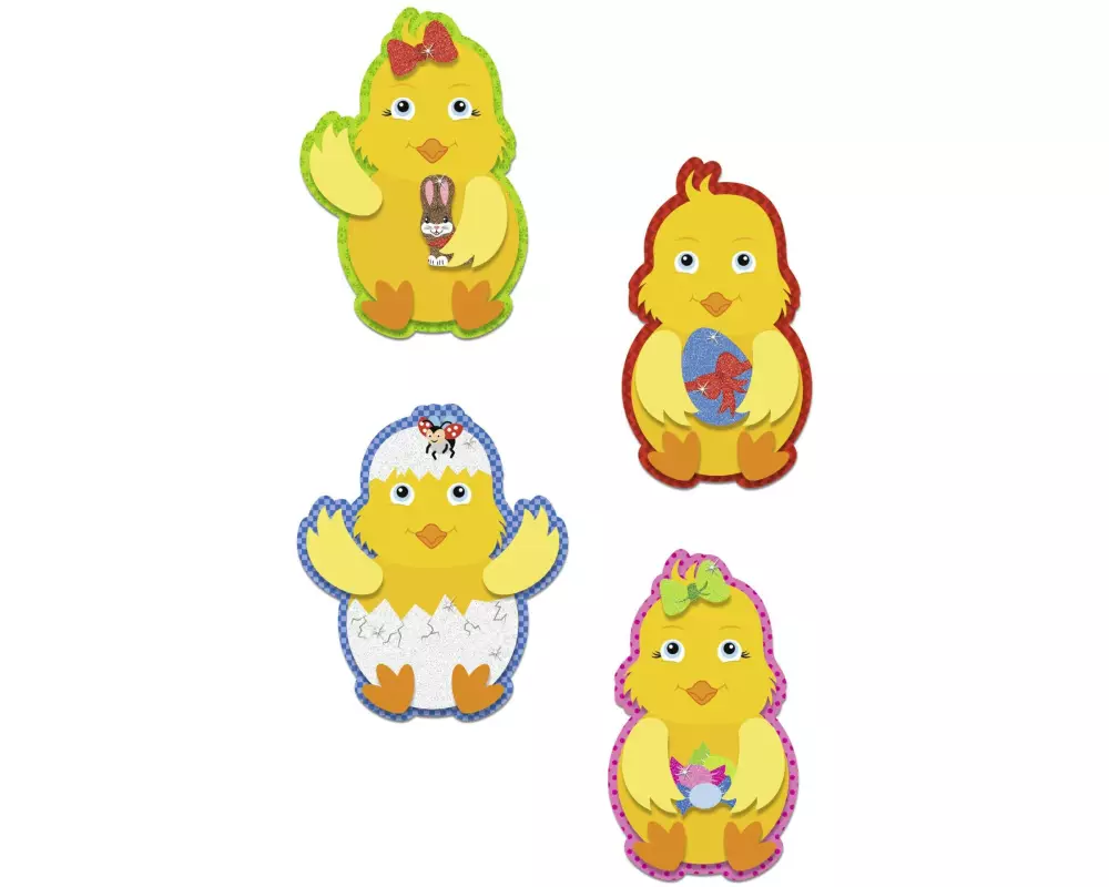 URSUS Bastelset 3D Küken, 24 Stück