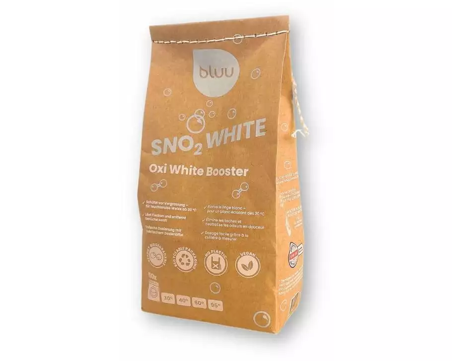 bluu Pulverwaschmittel SnO2 white – Oxi White Booster 0.75 kg