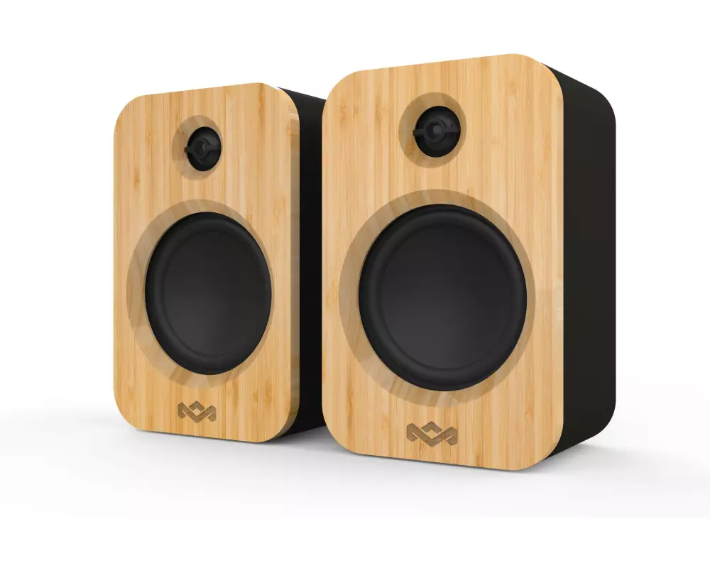 House of Marley Regallautsprecher Paar Get Together Duo Schwarz