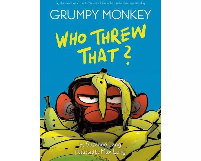 Grumpy Monkey Who Threw That?
