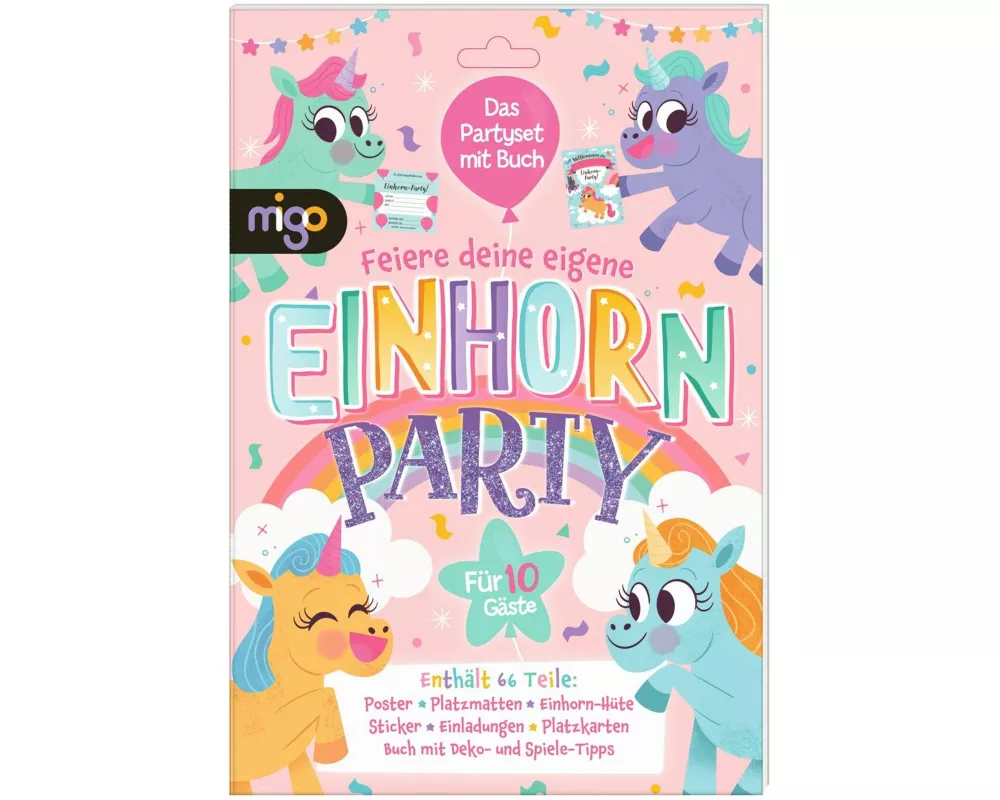 Feiere deine eigene Einhorn-Party